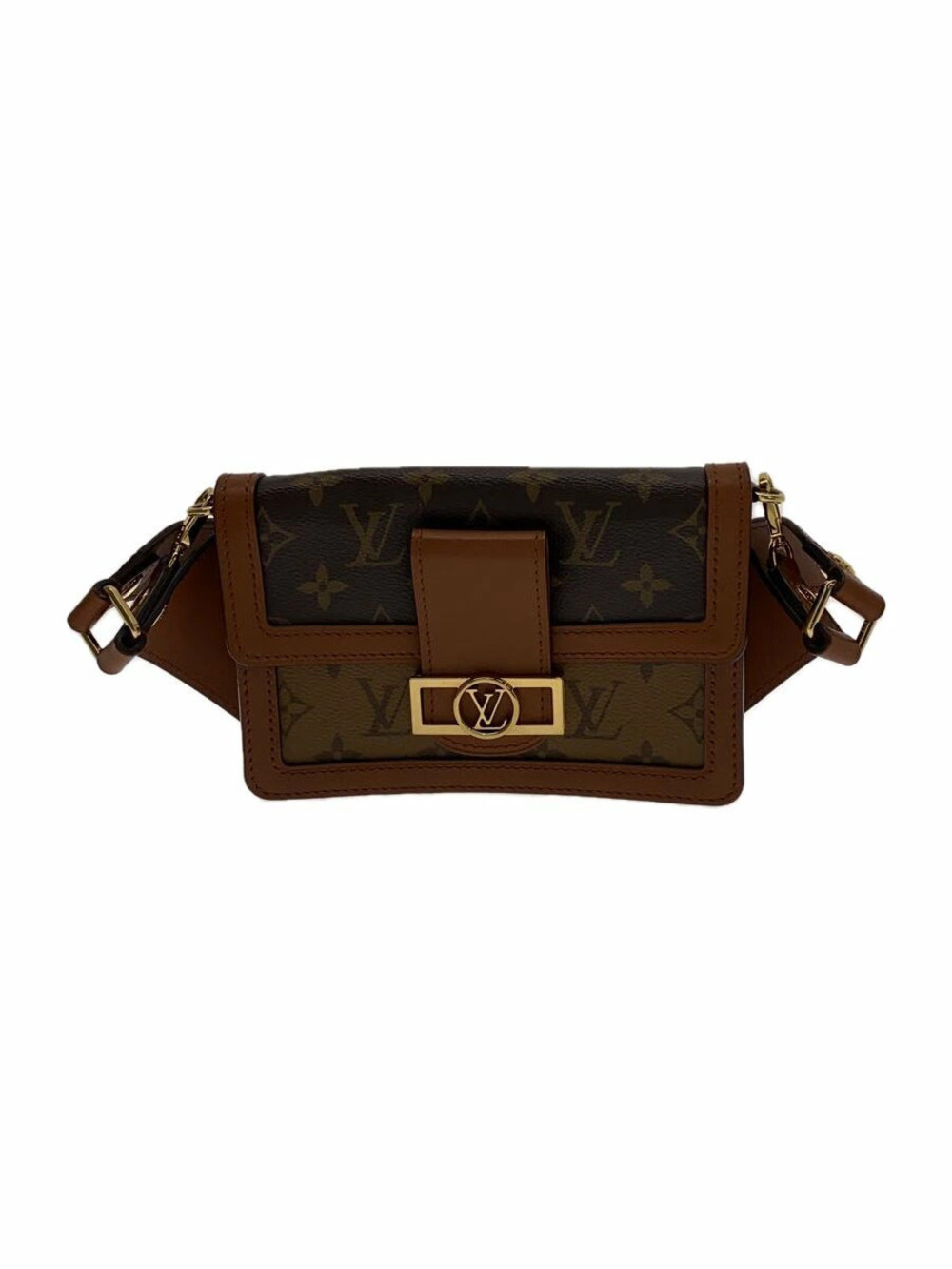 LOUIS VUITTON Bumbag Dauphine Monogram Reverse Brown